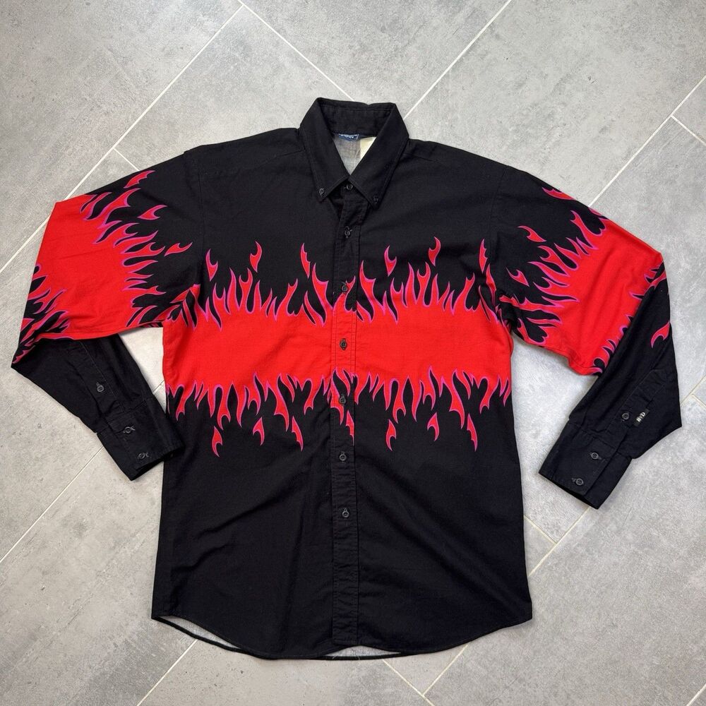 Brooks & Dunn Panhandle Slim Flame Western Shirt 16.5x35 Large